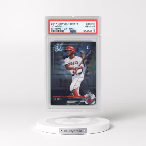 2017 Bowman Draft #BDC95 Jo Adell - Chrome-Batting (PSA 10 GEM MINT)