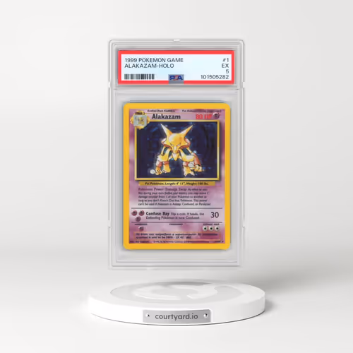 1999 Pokémon Game #1 Alakazam - Holo (PSA 5 EX)
