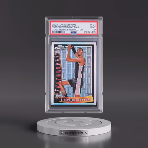 2023 Topps Chrome Youthquake #YQ1 Victor Wembanyama - Refractor (PSA 9 MINT)