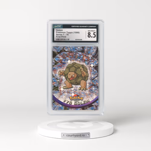1999 Series 1 (Oval Nintendo Seal) #76 Golem - First Print (Blue Topps Logo) (CGC 8.5 NM-MT+)