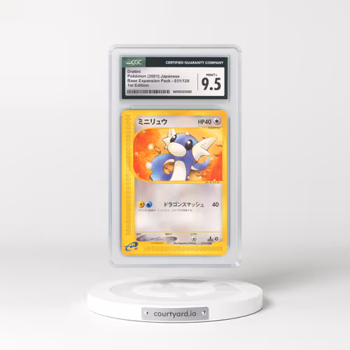 2001 Japanese Base Expansion Pack #31 Dratini - 1st Edition (CGC 9.5 MINT+)