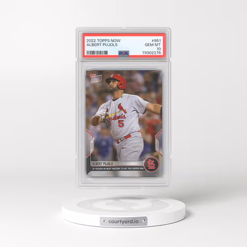 2022 Topps Now #951 Albert Pujols (PSA 10 GEM MINT)