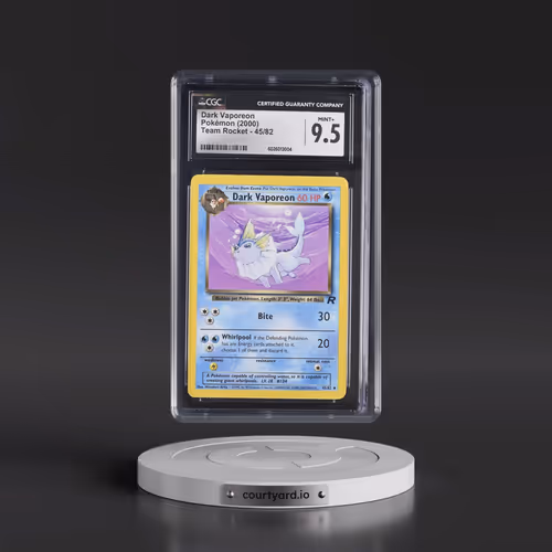 1999 Team Rocket #45/82 Dark Vaporeon (CGC 9.5 MINT+)