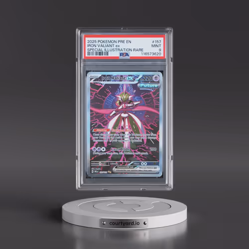 2025 Pokémon Pre EN-Prismatic Evolutions #157 Iron Valiant EX - Holo Special Illustration Rare (PSA