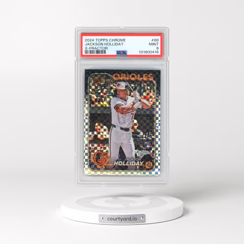 2024 Topps Chrome #88 Jackson Holliday - X-Fractor (PSA 9 MINT)