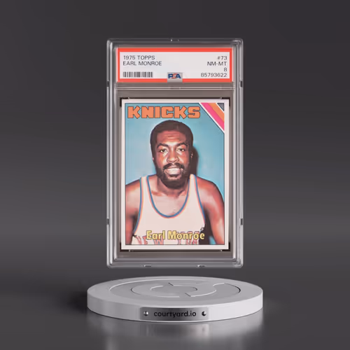 1975 Topps #73 Earl Monroe (PSA 8 NM-MT)