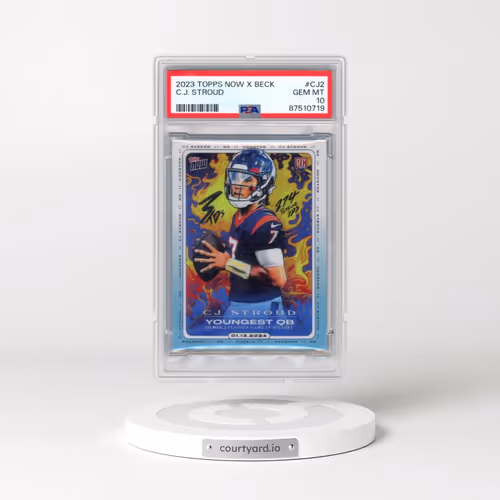 2023 Topps Now X Tyson Beck X C.J. Stroud #CJ2 C.J. Stroud (PSA 10 GEM MINT)