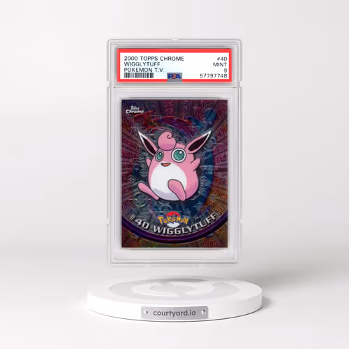 2000 Topps Chrome Pokémon T.V. #40 Wigglytuff (PSA 9 MINT)