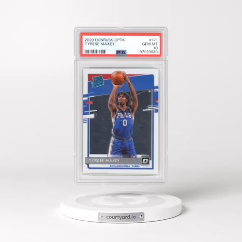 2020 Panini Donruss Optic #171 Tyrese Maxey (PSA 10 GEM MINT)