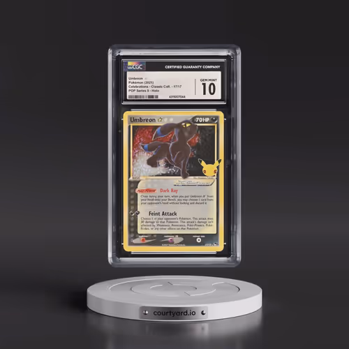 2021 Celebrations - Classic Collection #17/17 Umbreon â?? - POP Series 5 Holo (CGC 10 GEM MINT)