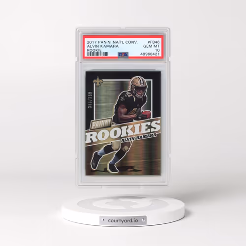 2017 Panini National Convention #FB46 Alvin Kamara - Rookie (PSA 10 GEM MINT)