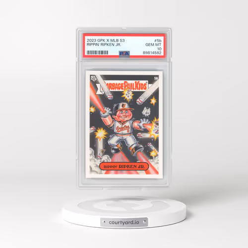 2023 Topps Garbage Pail Kids X MLB Series 3 #5b Rippin' Ripken Jr. (PSA 10 GEM MINT)