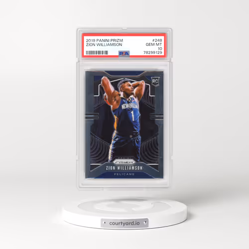 2019 Panini Prizm #248 Zion Williamson (PSA 10 GEM MINT)