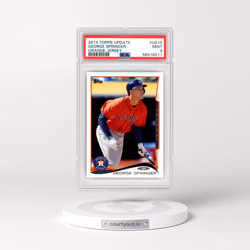 2014 Topps Update #US10 George Springer - Orange Jersey (PSA 9 MINT)