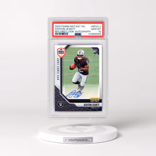 2025 Panini Instant NFL Rps First Look #RPSFL2 Ashton Jeanty - Autograph (PSA 10 GEM MINT)