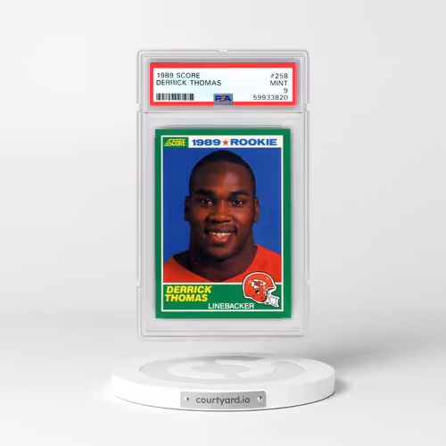 1989 Score #258 Derrick Thomas (PSA 9 MINT)