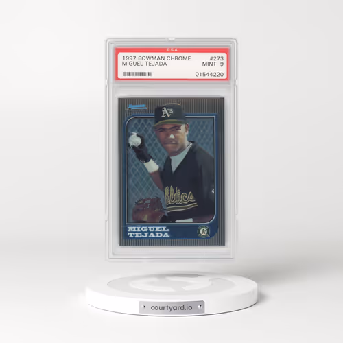 1997 Bowman Chrome #273 Miguel Tejada (PSA 9 MINT)