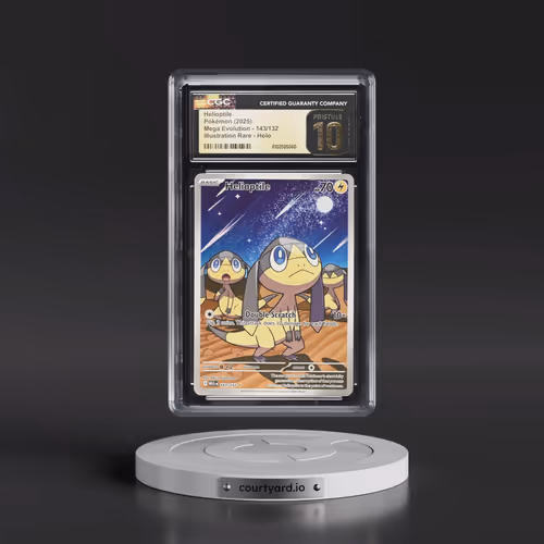 2025 Mega Evolution - MEG EN #143/132 Helioptile - Illustration Rare Holo (CGC 10 PRISTINE)