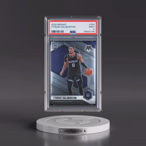 2020 Panini Mosaic #204 Tyrese Haliburton (PSA 9 MINT)
