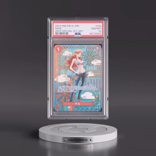 2023 One Piece Japanese OP05-Awakening of the New Era #016 Nami - Special Alternate Art (PSA 10 GEM