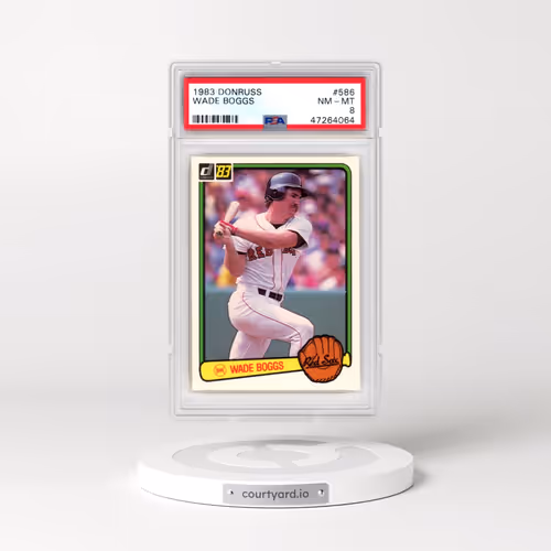 1983 Donruss #586 Wade Boggs (PSA 8 NM-MT)
