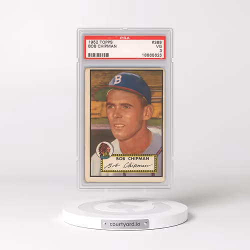 1952 Topps #388 Bob Chipman (PSA 3 VG)