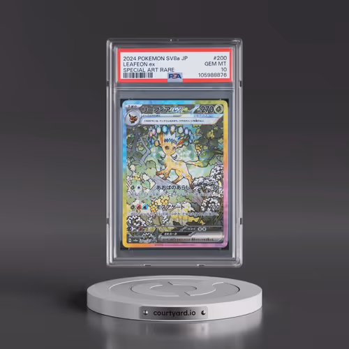 2024 Pokémon Sv8a-Terastal Fest EX #200 Leafeon EX - Holo Special Art Rare (PSA 10 GEM MINT)
