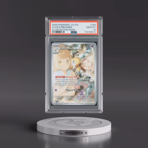 2025 Pokémon Jtg EN-Journey Together #164 Lillie's Ribombee - Illustration Rare (PSA 10 GEM MINT)