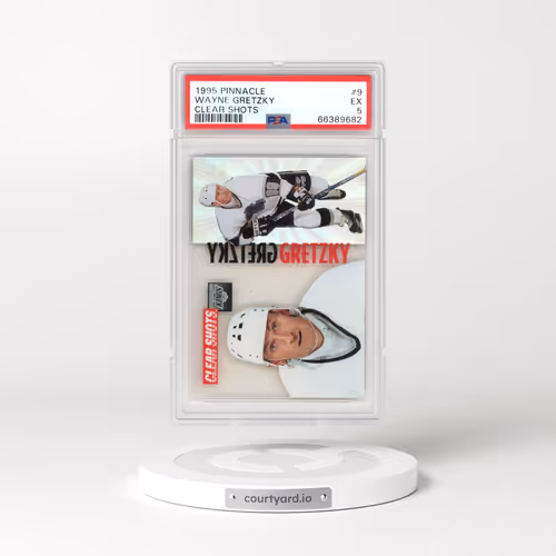 1995 Pinnacle Clear Shots #9 Wayne Gretzky (PSA 5 EX)