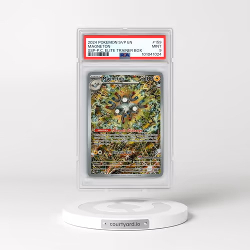 2024 Pokémon Svp EN-SV Black Star Promo #159 Magneton - Surging Sparks Pokemon Center Elite Trainer