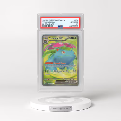 2023 Pokémon Mew EN-151 #182 Venusaur EX - Holo Ultra Rare (PSA 10 GEM MINT)