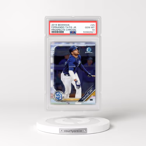 2019 Bowman Prospects Chrome #25 Fernando Tatis Jr. (PSA 10 GEM MINT)