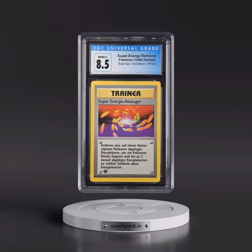 1999 Base Set #79/102 Super Energy Removal - 1st Edition 1st Edition (CGC 8.5 NM-MT+)