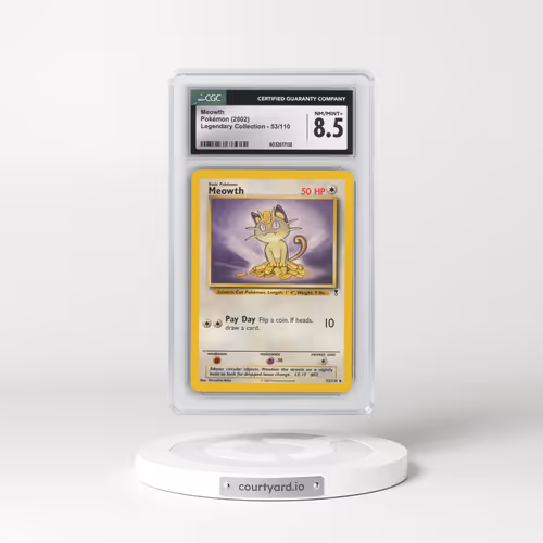 2002 Legendary Collection #53/110 Meowth (CGC 8.5 NM-MT+)