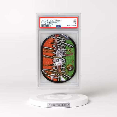 1997 Skybox E-X2001 Jambalaya #10 Stephon Marbury (PSA 7 NM)