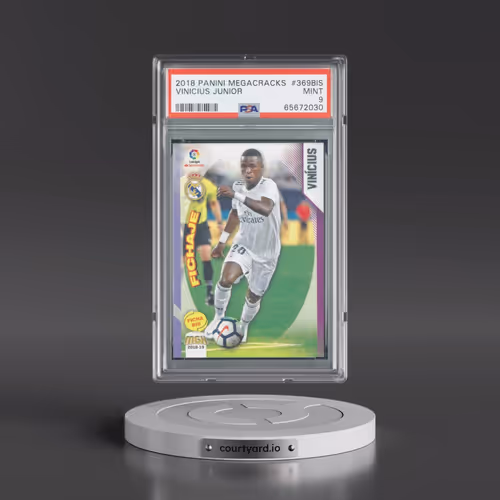 2018 Panini Megacracks #369BIS Vinicius Junior (PSA 9 MINT)