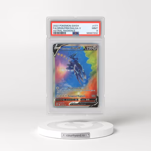 2022 Pokémon Sword & Shield Astral Radiance #177 Origin Forme Dialga V - Holo Full Art (PSA 9 MINT)