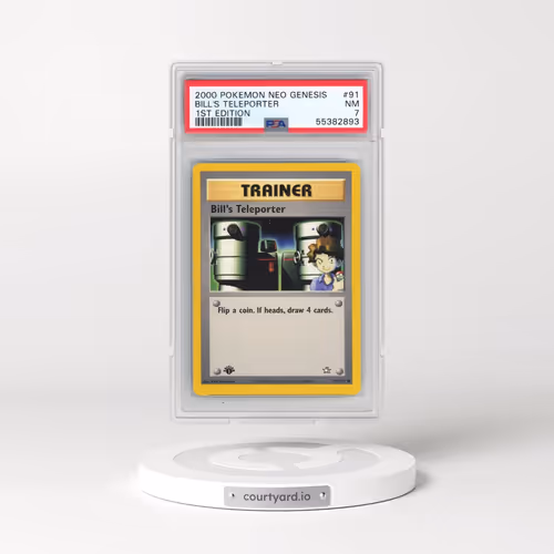 2000 Pokémon Neo Genesis #91 Bill's Teleporter - 1st Edition (PSA 7 NM)