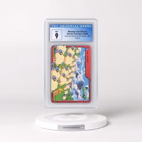2000 Gold and Silver Anime Series #83 Mareep and Raichu - Part 2 (CGC 9 MINT)