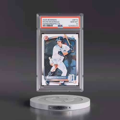 2025 Bowman Paper Prospects #BP79 Kevin Mcgonigle (PSA 10 GEM MINT)