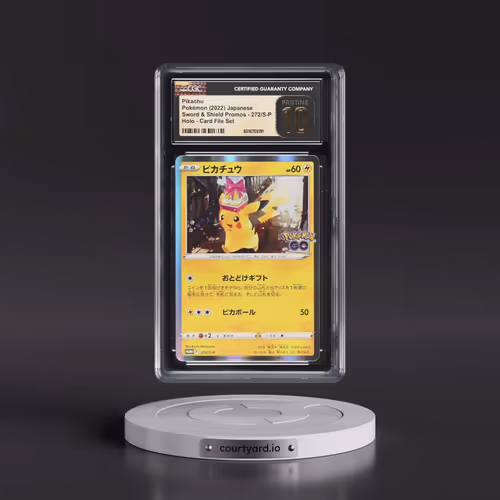 2019 Sword & Shield Promos #272/S-P Pikachu - Card File Set (Holo) (CGC 10 PRISTINE)