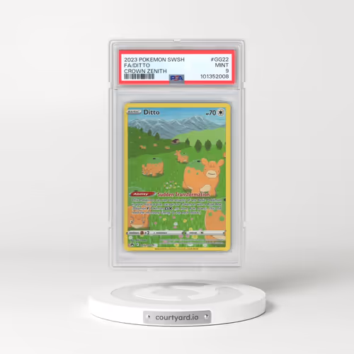 2023 Pokémon Sword and Shield Crown Zenith #GG22 Ditto - Full Art (PSA 9 MINT)