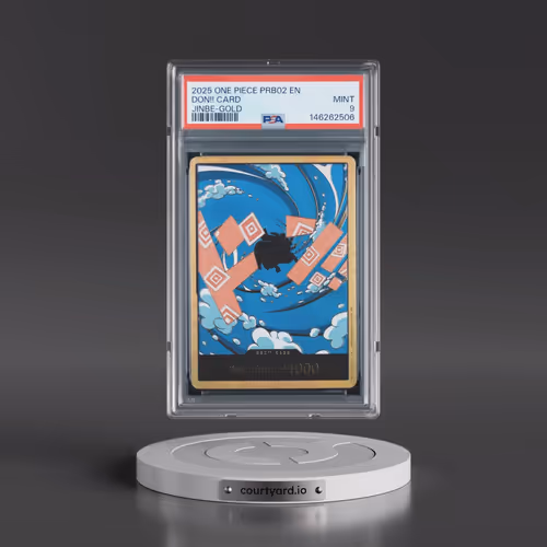 2025 One Piece PRB02-Premium Booster -One Piece Card the Best- Vol.2 Don!! Card - Jinbe-Gold (PSA 9