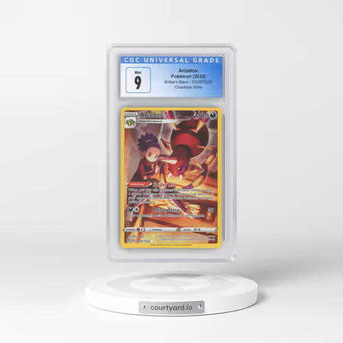 2022 Brilliant Stars #TG09/TG30 Ariados - Trainer Gallery Holo (CGC 9 MINT)