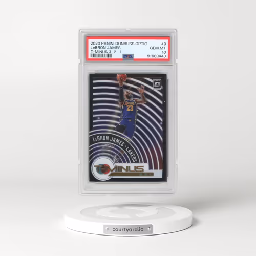 2020 Panini Donruss Optic T-Minus 3...2...1 #9 LeBron James (PSA 10 GEM MINT)