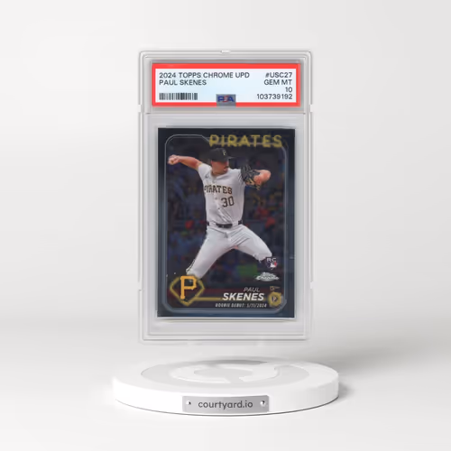 2024 Topps Chrome Update #USC27 Paul Skenes (PSA 10 GEM MINT)