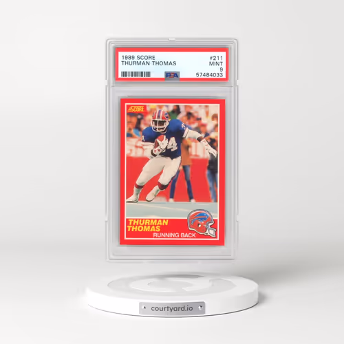 1989 Score #211 Thurman Thomas (PSA 9 MINT)