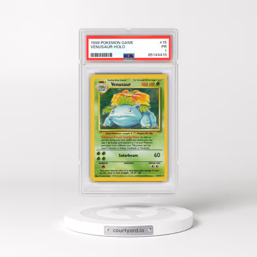 1999 Pokémon Game #15 Venusaur - Holo (PSA 1 PR)