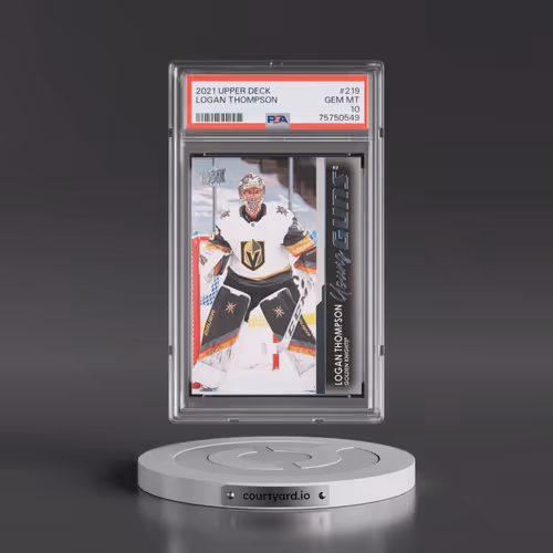 2021-2022 Upper Deck #219 Logan Thompson (PSA 10 GEM MINT)