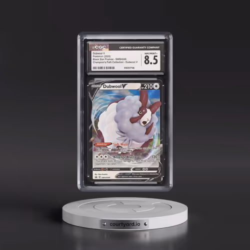 2017 Black Star Promos - Sword & Shield #SWSH049 Dubwool V - Holo Champion's Path Collection - Dubwo